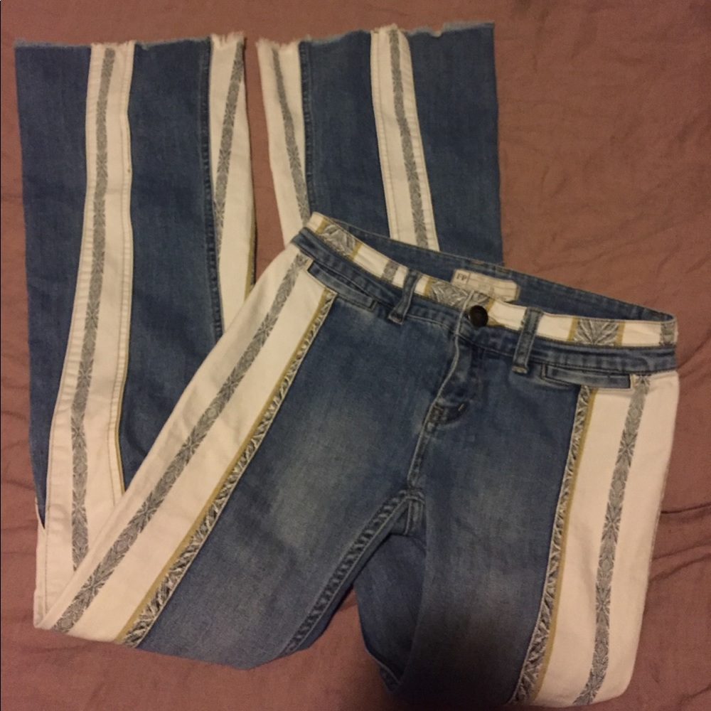 Free People denim bells